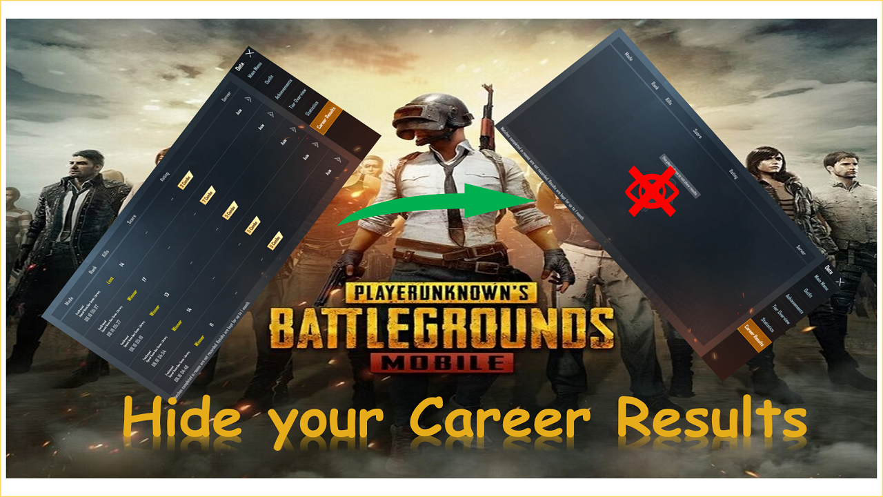 How to Hide your Gaming Career Results in PUBG mobile